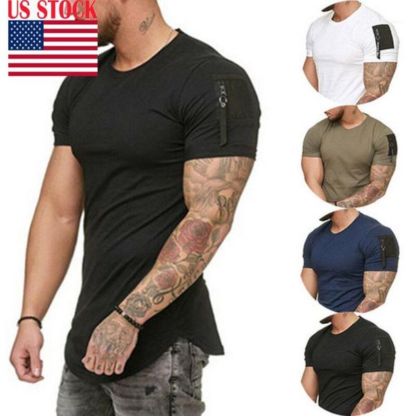 fashion running t-shirts men's casual fit short sleeve sportswear slim muscle bodybuilding t-shirt tee 1, Black;blue 
fashion running t-shirts men's casual fit short sleeve sportswear slim muscle bodybuilding t-shirt tee 1, Black;blue