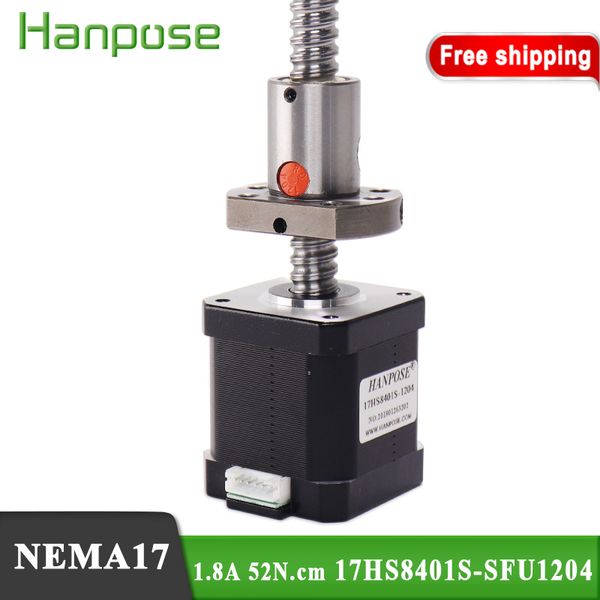 1pcs nema17 stepper motor 17hs8401s-sfu1204 1.8a 52n.cm 4-lead l200 nema 17 ballscrew motor for motor in automatic
1pcs nema17 stepper motor 17hs8401s-sfu1204 1.8a 52n.cm 4-lead l200 nema 17 ballscrew motor for motor in automatic