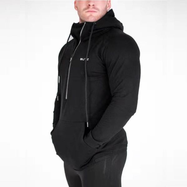 muscle fitness brother fashion sports autumn hooded men's pullover sweater coat, Gray
muscle fitness brother fashion sports autumn hooded men's pullover sweater coat, Gray