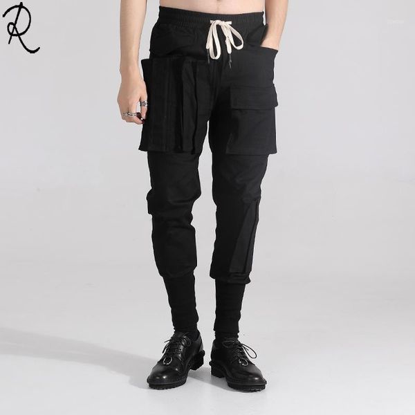 trendy men's spring clothes high street personality pocket stitching slim feet pants men's casual nine-point pants1, Black
trendy men's spring clothes high street personality pocket stitching slim feet pants men's casual nine-point pants1, Black