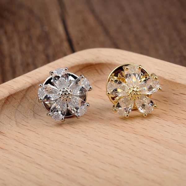 1.4cm Women's Mini Zircon Brooch Five-petal Flower Lapel Pin Fashion Girl Brooches Sweater Coat Decoration Jewelry for Women, Gray
1.4cm Women's Mini Zircon Brooch Five-petal Flower Lapel Pin Fashion Girl Brooches Sweater Coat Decoration Jewelry for Women, Gray