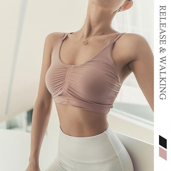 gym clothing r&w women folds design hip up gather beauty sports fitness training bras vest style yoga running bra sleeveless cross back, White;black
gym clothing r&w women folds design hip up gather beauty sports fitness training bras vest style yoga running bra sleeveless cross back, White;black