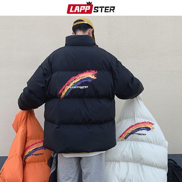 lappster men rainbow thick bubble coat parka mens streetwear hip hop winter jackets coats male warm korean puffer jackets 201204, Black
lappster men rainbow thick bubble coat parka mens streetwear hip hop winter jackets coats male warm korean puffer jackets 201204, Black