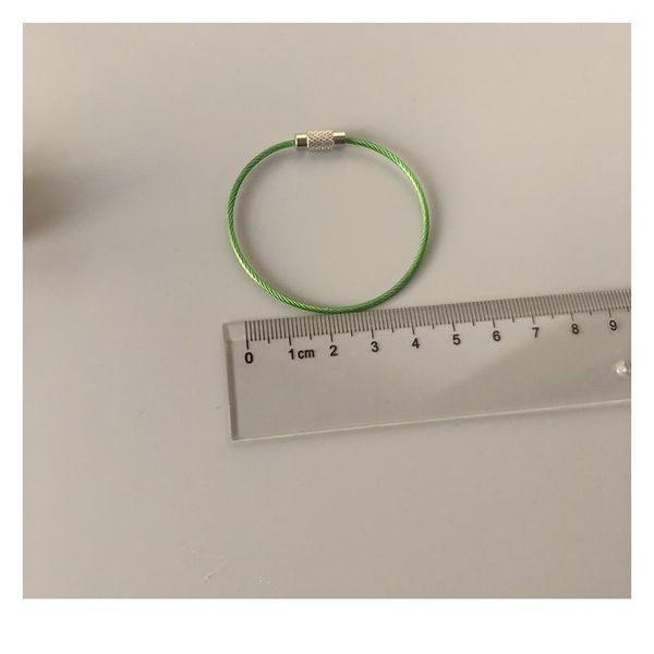 5pcs edc stain steel wire 150mm*15mm keychain ring key keyring circle rope cable loop outdoor camp luggage tag screw loc qylobb, Silver
5pcs edc stain steel wire 150mm*15mm keychain ring key keyring circle rope cable loop outdoor camp luggage tag screw loc qylobb, Silver