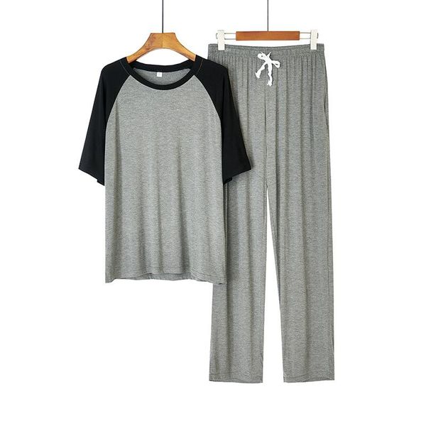 men's sleepwear comfortable simple large size soft modal homewear thin pijama hombre korean style short-sleeve male pajamas set, Black;brown
men's sleepwear comfortable simple large size soft modal homewear thin pijama hombre korean style short-sleeve male pajamas set, Black;brown