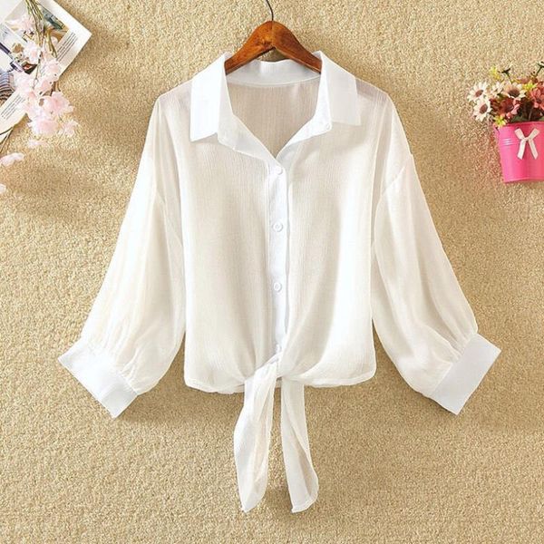 women's blouses & shirts chiffon sunscreen 2021 summer short ice silk wild ultra-thin breathable small shawl shirt jacket, White
women's blouses & shirts chiffon sunscreen 2021 summer short ice silk wild ultra-thin breathable small shawl shirt jacket, White