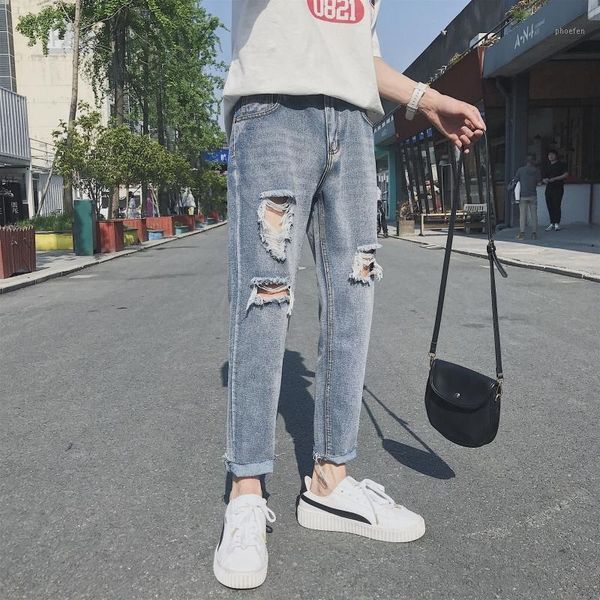 summer new jeans men slim fashion washed solid color casual denim pants man streetwear hip hop wild cowboy trousers male clothes1, Blue
summer new jeans men slim fashion washed solid color casual denim pants man streetwear hip hop wild cowboy trousers male clothes1, Blue