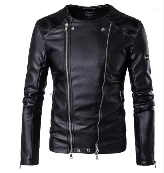 punk lapel double zipper motorcycle leather jacket men long sleeve england mens leather jackets short coats biker black1, Black
punk lapel double zipper motorcycle leather jacket men long sleeve england mens leather jackets short coats biker black1, Black