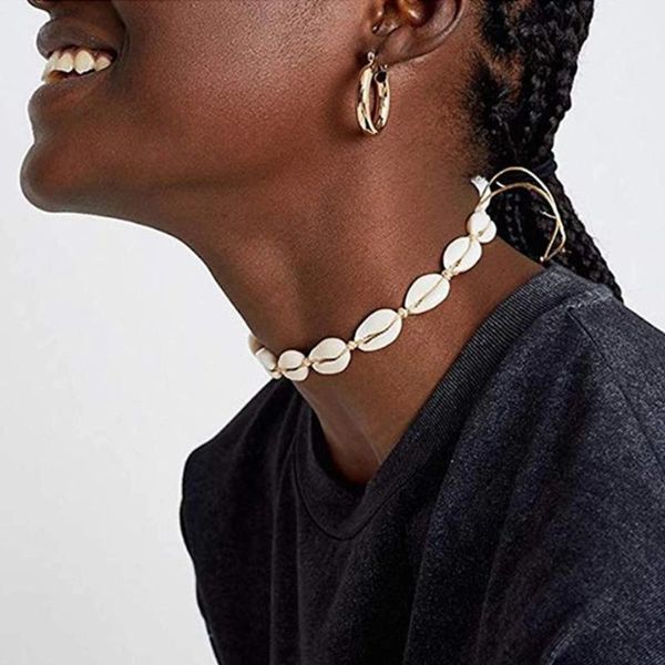 new arrival 2021 fashion bohemian natural shell necklace sea conch braid chain choker charms jewelry girl friendship, Golden;silver
new arrival 2021 fashion bohemian natural shell necklace sea conch braid chain choker charms jewelry girl friendship, Golden;silver