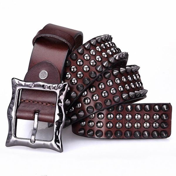 vintage belt men genuine leather heavy metal rivet punk male rock stud waist belt cowboy luxury fashion gifts for men belts, Black;brown
vintage belt men genuine leather heavy metal rivet punk male rock stud waist belt cowboy luxury fashion gifts for men belts, Black;brown