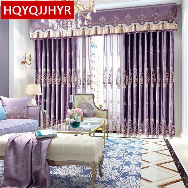 curtain & drapes europe royal noble purple high-quality velvet blackout embroidered curtains for living room luxury villa bedroom
curtain & drapes europe royal noble purple high-quality velvet blackout embroidered curtains for living room luxury villa bedroom