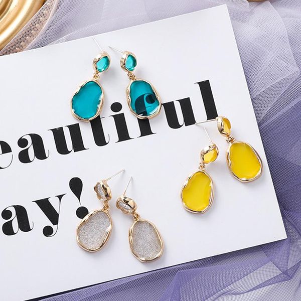 dangle & chandelier korean design fashion modern jewelry imitation acrylic transparent drop earrings color personality simple for women, Silver
dangle & chandelier korean design fashion modern jewelry imitation acrylic transparent drop earrings color personality simple for women, Silver