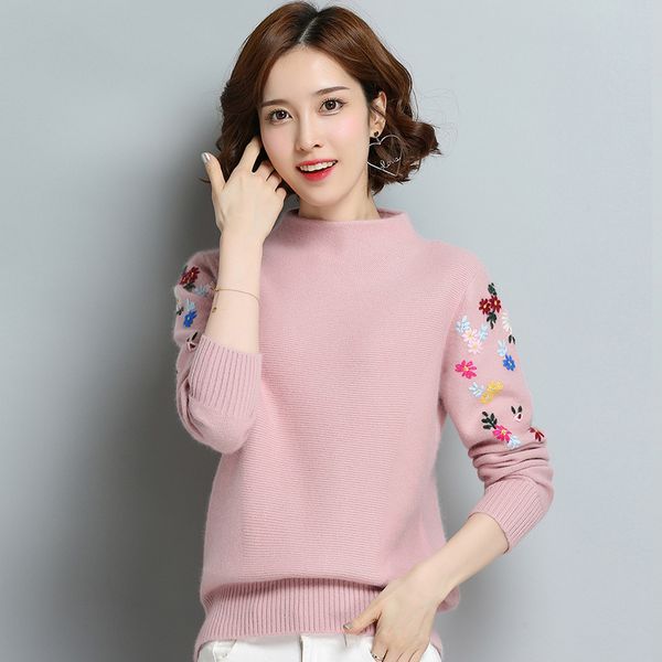 blouses 100% cashmere pullover women of the new fashion ladies khitwear flower pattern wool outfit clothes neck, White;black
blouses 100% cashmere pullover women of the new fashion ladies khitwear flower pattern wool outfit clothes neck, White;black
