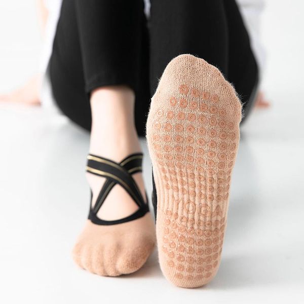 sports socks women professional yoga cotton backless bandage ladies anti-slip fitness ballet dance, Black
sports socks women professional yoga cotton backless bandage ladies anti-slip fitness ballet dance, Black