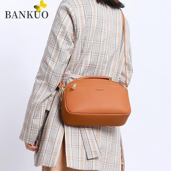 bankuo new purses and handbags pu leather large capacity messenger fashion solid color zipper handbag girls shoulder bag c159
bankuo new purses and handbags pu leather large capacity messenger fashion solid color zipper handbag girls shoulder bag c159
