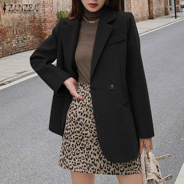 women's suits & blazers autumn jackets zanzea fashion solid wool blend long sleeve coats female double breasted overcoats plus size, White;black
women's suits & blazers autumn jackets zanzea fashion solid wool blend long sleeve coats female double breasted overcoats plus size, White;black