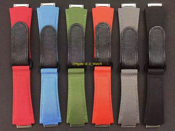 nylon watchband canvas watch bracelet 27mm wristwatches band bottom is genuine leather watch strap for z factory rm3502, Black;brown
nylon watchband canvas watch bracelet 27mm wristwatches band bottom is genuine leather watch strap for z factory rm3502, Black;brown