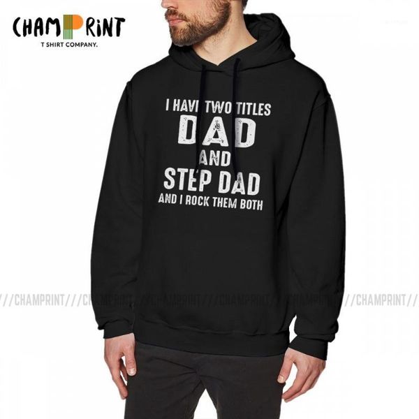 i have two titles dad and step dad men hooded sweatshirts vintage fathers day gift birthday gift hoodies autumn hooded 1, Black
i have two titles dad and step dad men hooded sweatshirts vintage fathers day gift birthday gift hoodies autumn hooded 1, Black