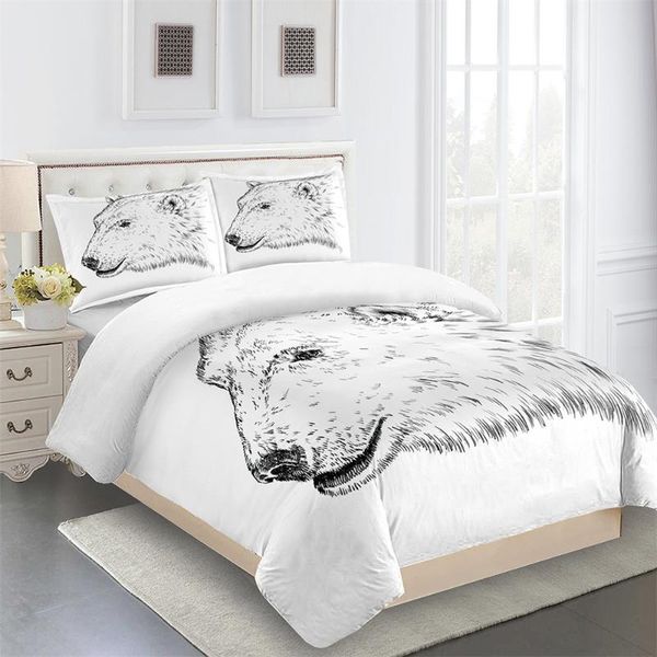 bedding sets 3d animal polar bear lion print set duvet covers pillowcases one piece comforter bedclothes bed linen
bedding sets 3d animal polar bear lion print set duvet covers pillowcases one piece comforter bedclothes bed linen