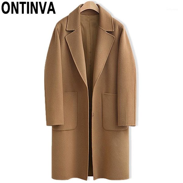 wholesale- 2017 winter woolen trench coat women outerwear turn-down collar sigle breasted full sleeve slim femininas fashion 20171 women, Tan;black
wholesale- 2017 winter woolen trench coat women outerwear turn-down collar sigle breasted full sleeve slim femininas fashion 20171 women, Tan;black
