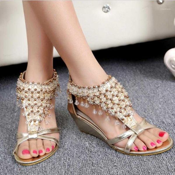 gold/silver cross band bohemia sandals women cover heels crystal beading gladiator sandalias mujer rivets summer wedges shoes1, Black
gold/silver cross band bohemia sandals women cover heels crystal beading gladiator sandalias mujer rivets summer wedges shoes1, Black