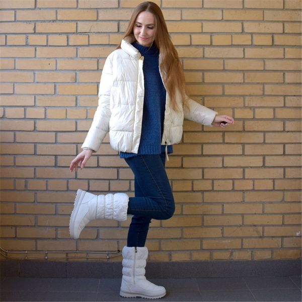 morazora big size 36-41 new warm snow boots women zipper platform boots solid color waterproof mid calf thick fur winter boots 201124, Black
morazora big size 36-41 new warm snow boots women zipper platform boots solid color waterproof mid calf thick fur winter boots 201124, Black
