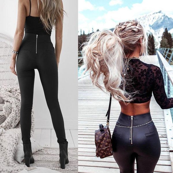 brand new fashion women clothes pu pants skinny faux leather stretch high waist trousers black pants new fashion style, Black;white
brand new fashion women clothes pu pants skinny faux leather stretch high waist trousers black pants new fashion style, Black;white