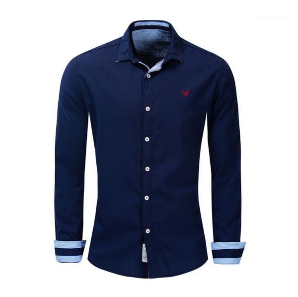 men's casual shirts camisas para hombre men long sleeve social cotton loose leisure dress shirt dark blue/light blue male and tees j31, White;black
men's casual shirts camisas para hombre men long sleeve social cotton loose leisure dress shirt dark blue/light blue male and tees j31, White;black