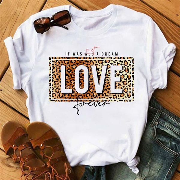 женщины футболка 2021 летние леопардовые love print t рубашка женщин повседневная белые вершины tees свободно с коротким рукавом футболка ca, White
женщины футболка 2021 летние леопардовые love print t рубашка женщин повседневная белые вершины tees свободно с коротким рукавом футболка ca, White