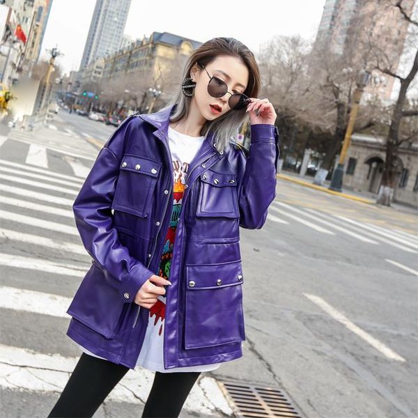 fashion genuine leather jackets women spring autumn 2021 real sheepskin coat female chaqueta cuero mujer zjt2099, Black
fashion genuine leather jackets women spring autumn 2021 real sheepskin coat female chaqueta cuero mujer zjt2099, Black