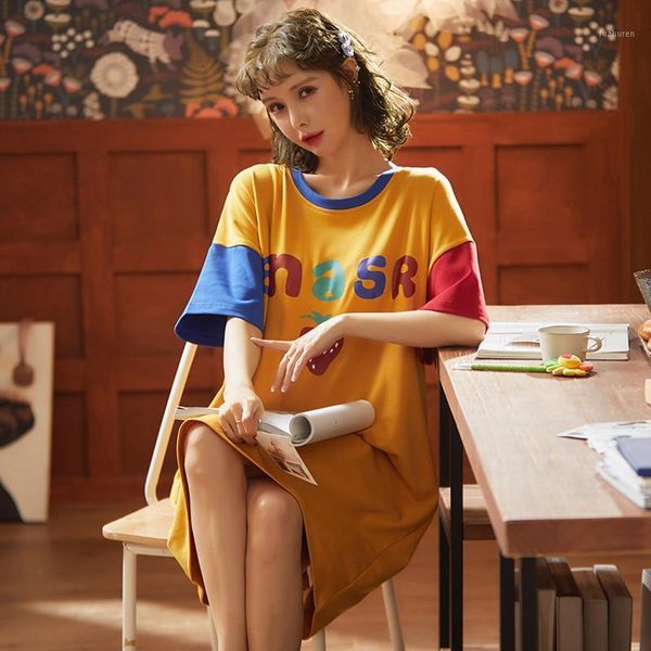 2020 summer large size -2xl cute cartoon women's nightdress short sleeve 100% cotton nightdress female casual1, Black;red
2020 summer large size -2xl cute cartoon women's nightdress short sleeve 100% cotton nightdress female casual1, Black;red