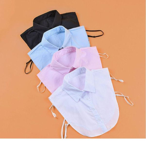 women cotton fake collar adjustable solid color detachable half-shirt blouse clothes accessories wome qyleij, Blue;red
women cotton fake collar adjustable solid color detachable half-shirt blouse clothes accessories wome qyleij, Blue;red