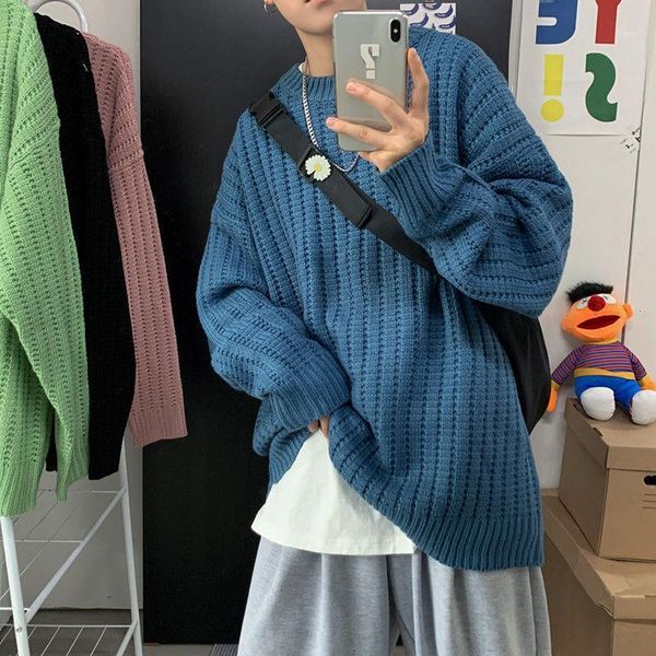 pr autumn warm solid men's sweaters korean men oversized knitted pullovers harajuku casual sweater man clothes1, White;black
pr autumn warm solid men's sweaters korean men oversized knitted pullovers harajuku casual sweater man clothes1, White;black