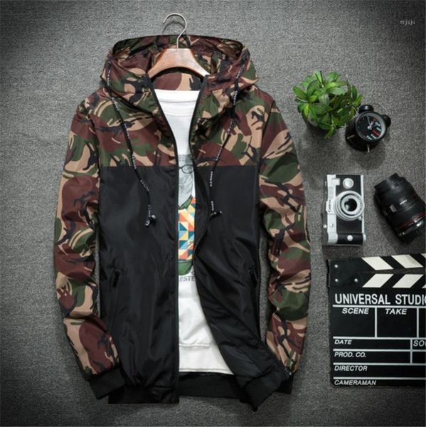 2020 new autumn men's jackets camouflage hooded coats casual thin zipper male windbreaker coat for man brand clothing1, Black;brown
2020 new autumn men's jackets camouflage hooded coats casual thin zipper male windbreaker coat for man brand clothing1, Black;brown