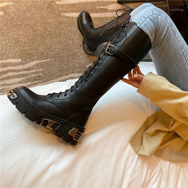 buckle thick bottom boots women fashion mid-calf round toe botas mujer platform zipper plus cross lace-up stivali shoes footwear1, Black
buckle thick bottom boots women fashion mid-calf round toe botas mujer platform zipper plus cross lace-up stivali shoes footwear1, Black