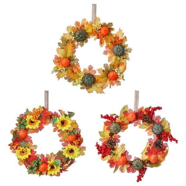 autumn pumpkin berry wreath halloween thanksgiving party festival door home decor hanging ornament
autumn pumpkin berry wreath halloween thanksgiving party festival door home decor hanging ornament