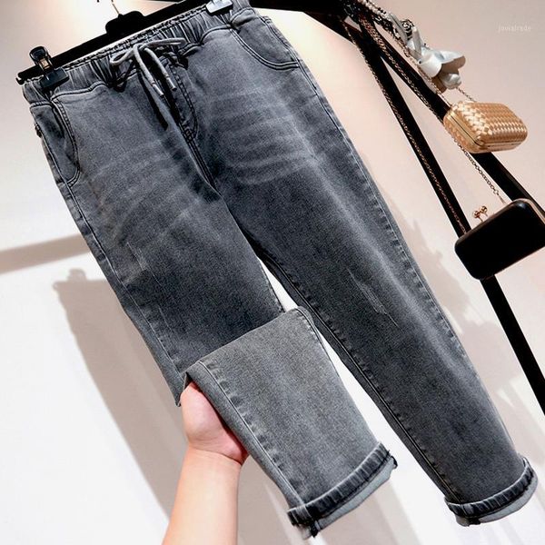 women's jeans woman high waist plus size loose drawstring ankle-length black gray femme mom denim harem pants 4xl 5xl1, Blue
women's jeans woman high waist plus size loose drawstring ankle-length black gray femme mom denim harem pants 4xl 5xl1, Blue