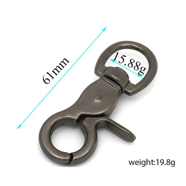 metal luggage bag dog buckle snap hook, bag hanger lobster clasp diy sewing handmade key chain buttons, Black
metal luggage bag dog buckle snap hook, bag hanger lobster clasp diy sewing handmade key chain buttons, Black