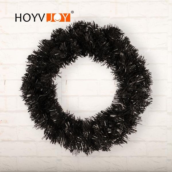 decorative flowers & wreaths hoyvjoy halloween wreath for wall decorations black pvc artifical plants door decor holiday accessories1
decorative flowers & wreaths hoyvjoy halloween wreath for wall decorations black pvc artifical plants door decor holiday accessories1