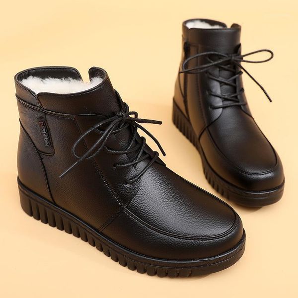 boots winter women plus velvet snow ankle round head casual warm anti-skid shoes flats a9141, Black
boots winter women plus velvet snow ankle round head casual warm anti-skid shoes flats a9141, Black