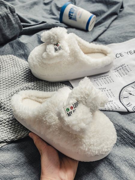 women's shoes new fashion bowknot cotton slippers thick soles comfortable non-slip home slippers x1020, Black
women's shoes new fashion bowknot cotton slippers thick soles comfortable non-slip home slippers x1020, Black