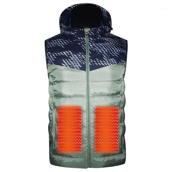 outdoor t-shirts fashion men winter electric heating vest usb charging splicing hooded zipper pocket thermal warm casual waistcoat vest1, Gray;blue
outdoor t-shirts fashion men winter electric heating vest usb charging splicing hooded zipper pocket thermal warm casual waistcoat vest1, Gray;blue