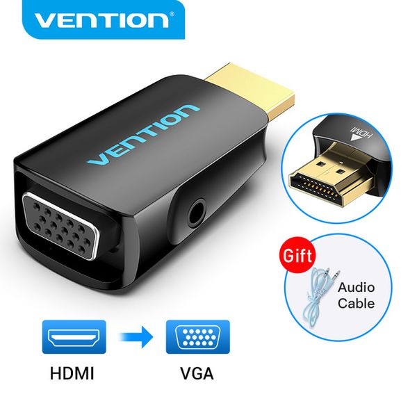 Consumer Electronics Vention HDMI to VGA Adapter HDMI Male to VGA Felame HD 1080P Audio Cable Converter With 3.5 Jack for PS4
Consumer Electronics Vention HDMI to VGA Adapter HDMI Male to VGA Felame HD 1080P Audio Cable Converter With 3.5 Jack for PS4