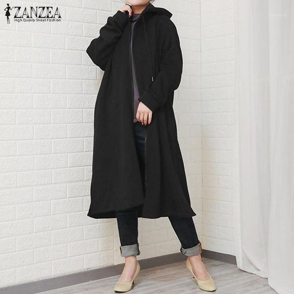 zanzea winter women hoodies sweatshirt coats casual hooded long jackets female solid loose coat s-5xl autumn long sleeve outwear1, Black;brown
zanzea winter women hoodies sweatshirt coats casual hooded long jackets female solid loose coat s-5xl autumn long sleeve outwear1, Black;brown