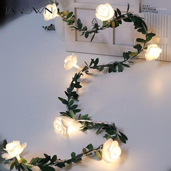 jarown artificial plant green leaf rattan rose flower vine led light string 1.5m 3m 6m christmas home decoration diy garland1
jarown artificial plant green leaf rattan rose flower vine led light string 1.5m 3m 6m christmas home decoration diy garland1