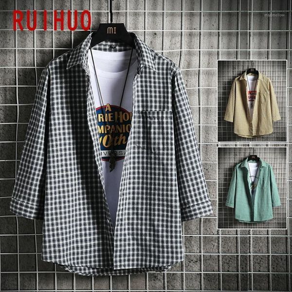 men's casual shirts ruihuo 2021 plaid spring half sleeve shirt men slim fit cotton clothing fashion brand plus size -5xl1, White;black
men's casual shirts ruihuo 2021 plaid spring half sleeve shirt men slim fit cotton clothing fashion brand plus size -5xl1, White;black
