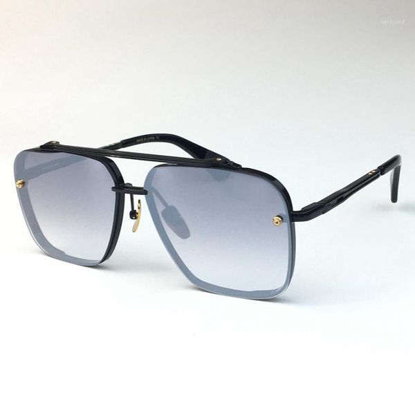 2020 new men sunglasses mach-six square metal frameless silver reflective film women's glasses uv4001, White;black
2020 new men sunglasses mach-six square metal frameless silver reflective film women's glasses uv4001, White;black