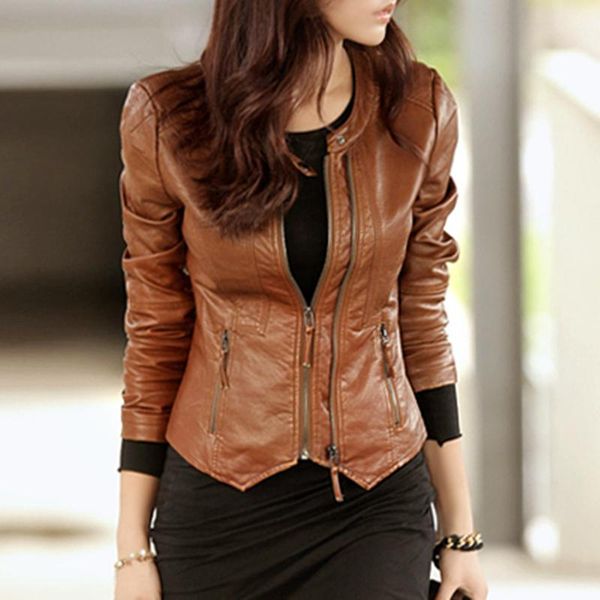 women's leather & faux short 2021 real jacket spring autumn women sheepskin genuine motorcycle clothing female korea slim design, Black
women's leather & faux short 2021 real jacket spring autumn women sheepskin genuine motorcycle clothing female korea slim design, Black