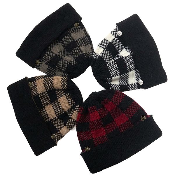 winter beanie hat women stretchy knit hat with 2 buttons hold mask hat skull caps plaid knitted caps lla102, Blue;gray
winter beanie hat women stretchy knit hat with 2 buttons hold mask hat skull caps plaid knitted caps lla102, Blue;gray