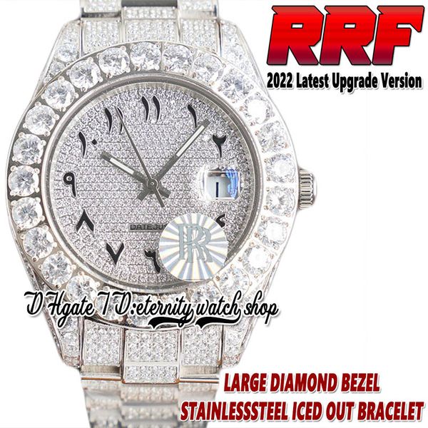 2022 rrf 126234 126200 automatic mechanical 42mm mens watch 126334 paved diamonds arabic dial large diamond bezel fully iced out diamond bra, Slivery;brown
2022 rrf 126234 126200 automatic mechanical 42mm mens watch 126334 paved diamonds arabic dial large diamond bezel fully iced out diamond bra, Slivery;brown